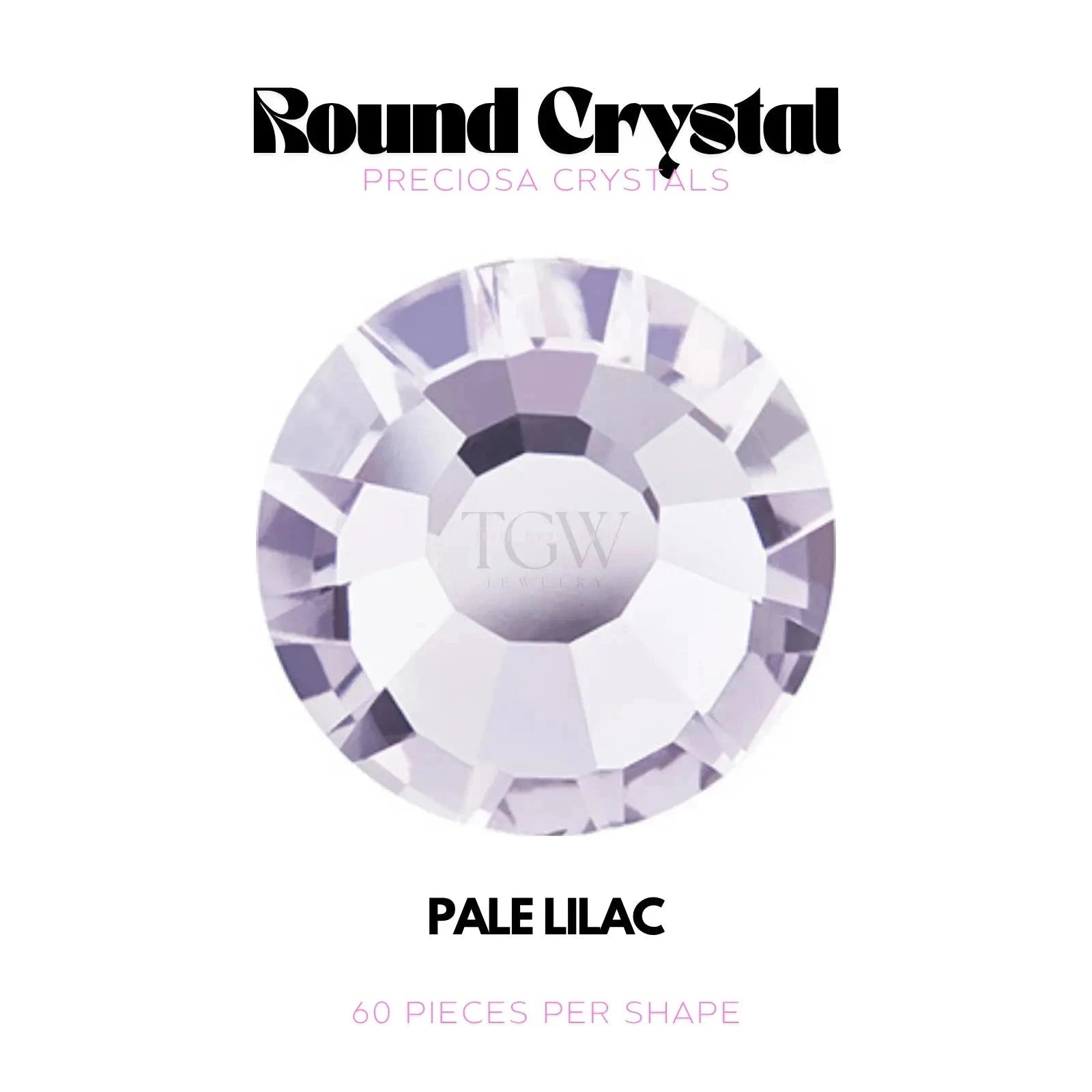 PRECIOSA - PALE LILAC STRASS DENTAIRES Tooth Gems World 