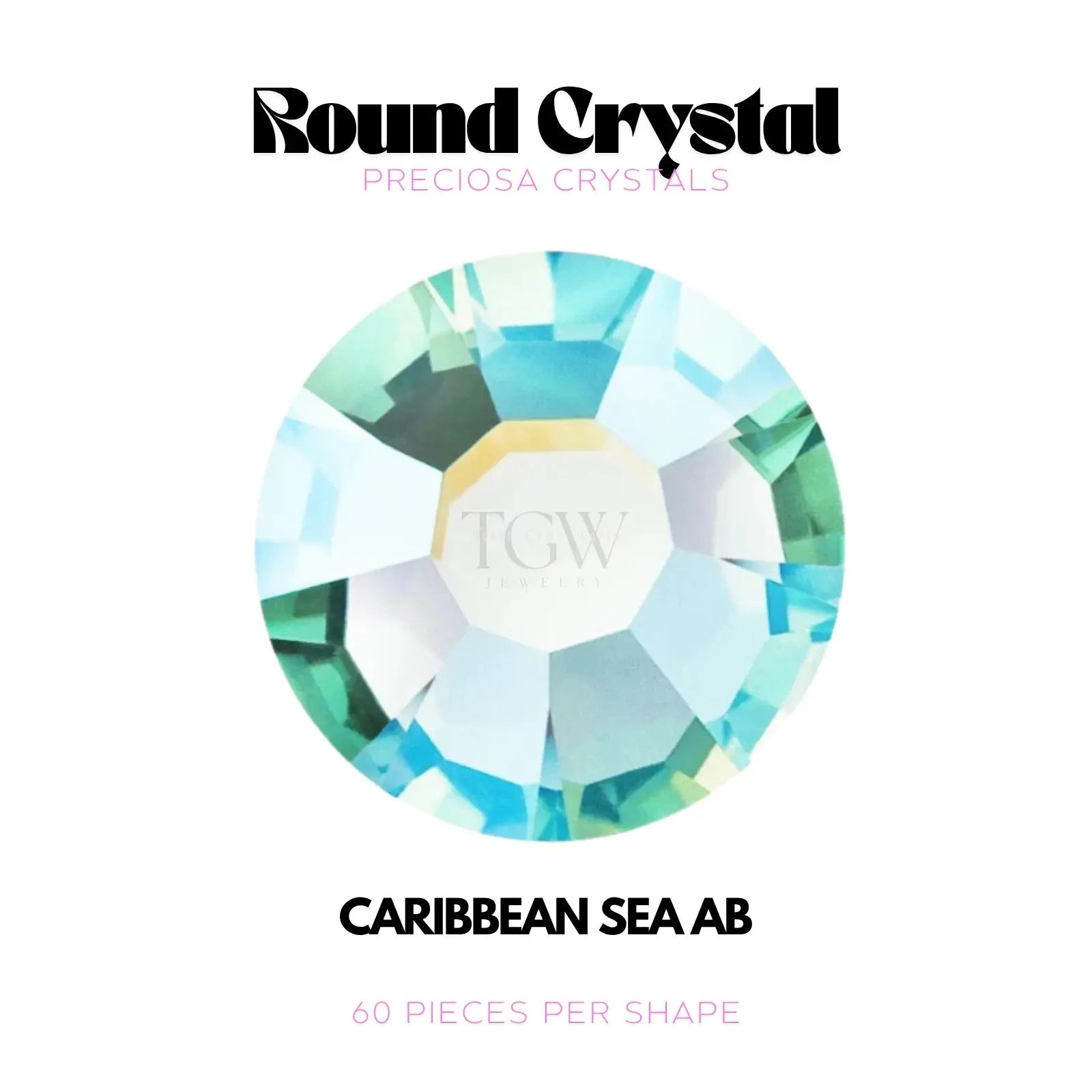 PRECIOSA - CARIBBEAN SEA AB STRASS DENTAIRES Tooth Gems World 