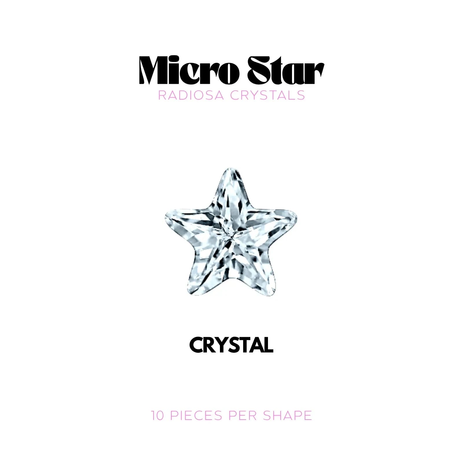 MICRO ÉTOILE - RADIOSA CRYSTALS Tooth Gems World Crystal 