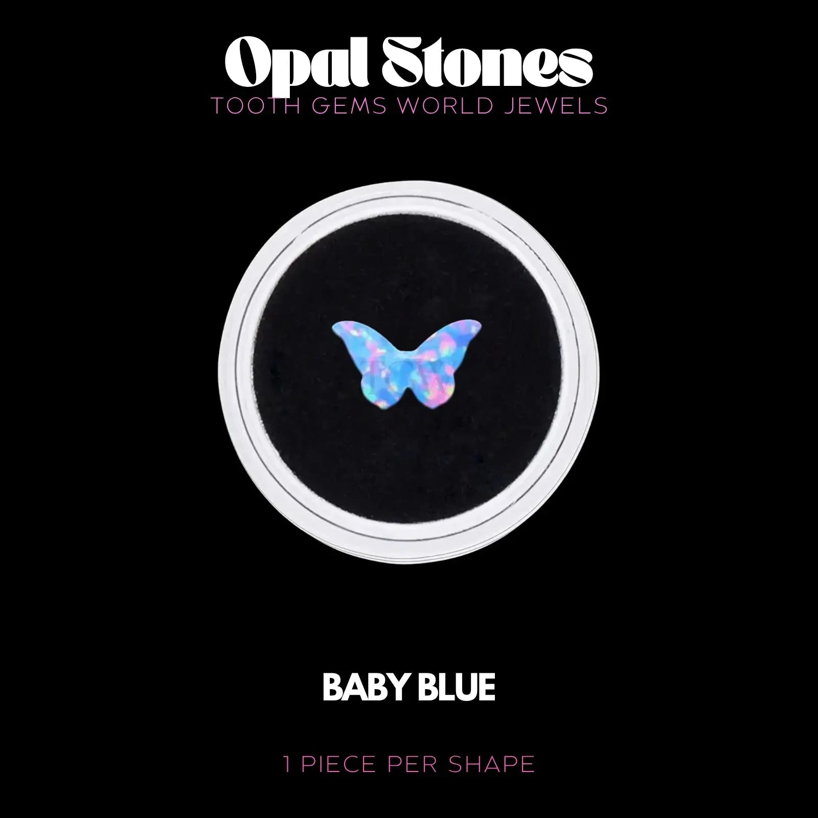 PAPILLON - OPALE BIJOU OPALE Tooth Gems World BABY BLUE 