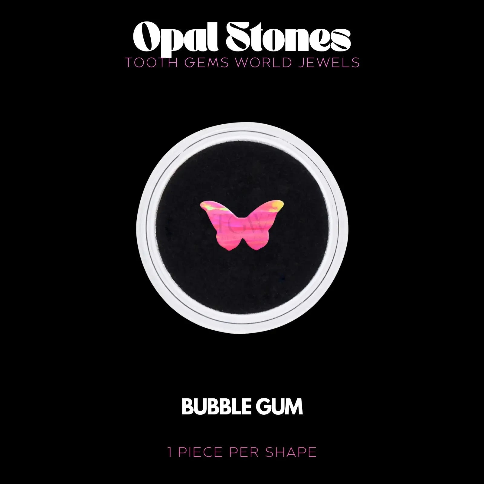PAPILLON - OPALE BIJOU OPALE Tooth Gems World BUBBLE GUM 
