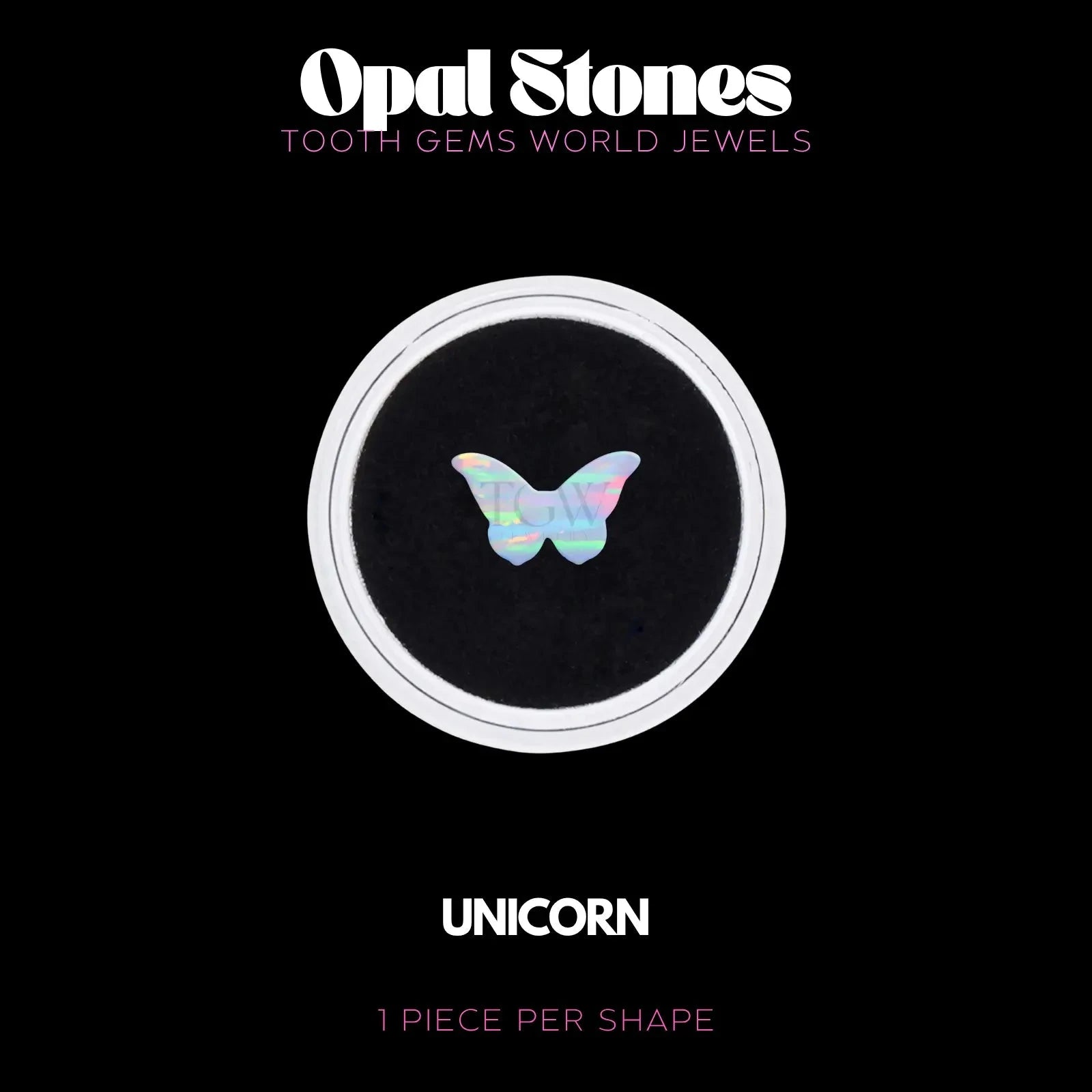 PAPILLON - OPALE BIJOU OPALE Tooth Gems World UNICORN 