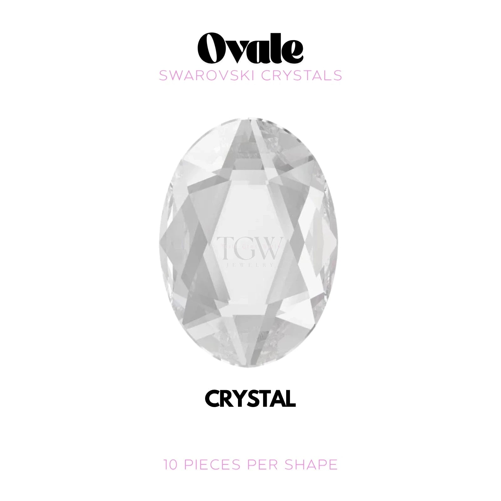 OVALE - SWAROVSKI Tooth Gems World Crystal 
