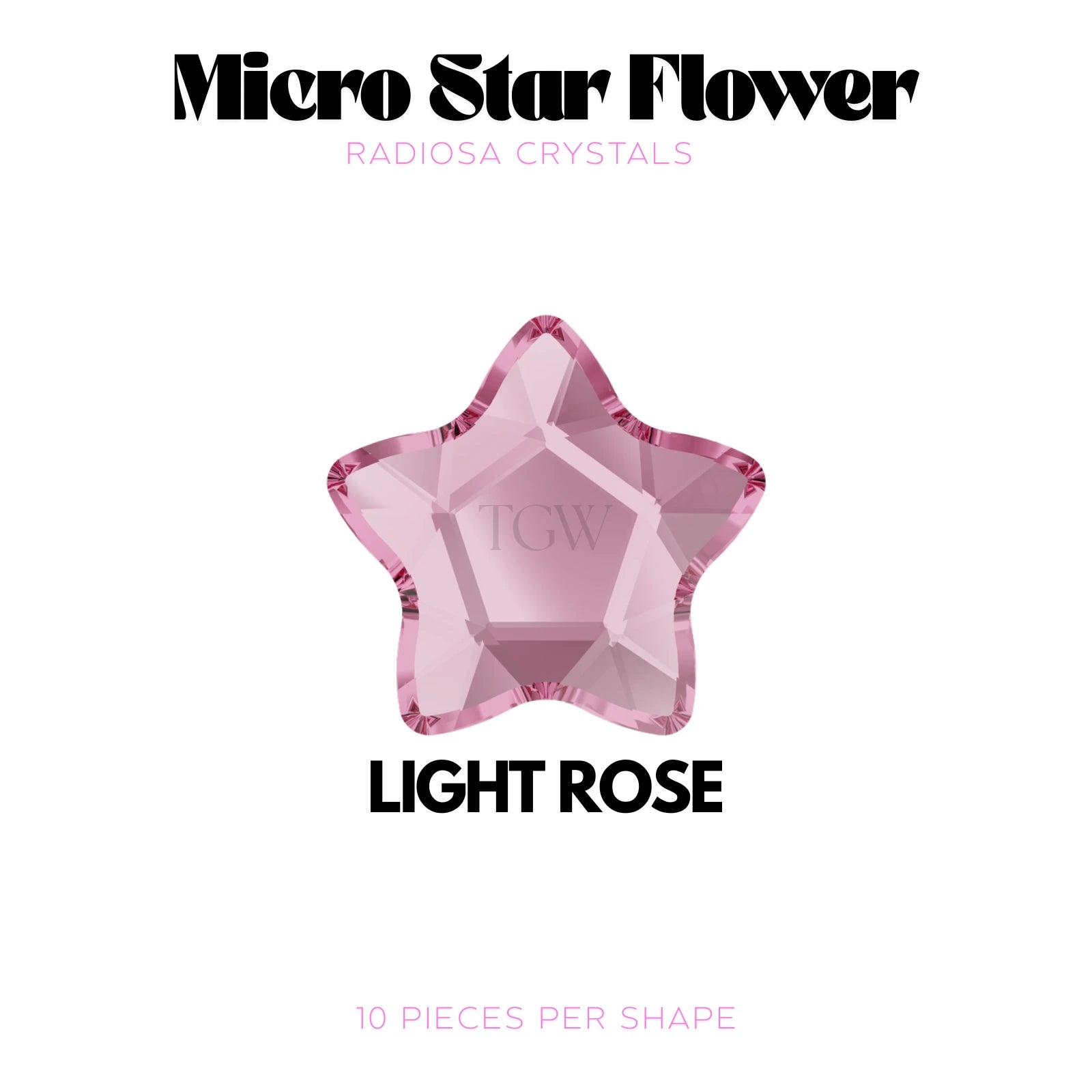 Radiosa Crystals - Micro Star Flower
