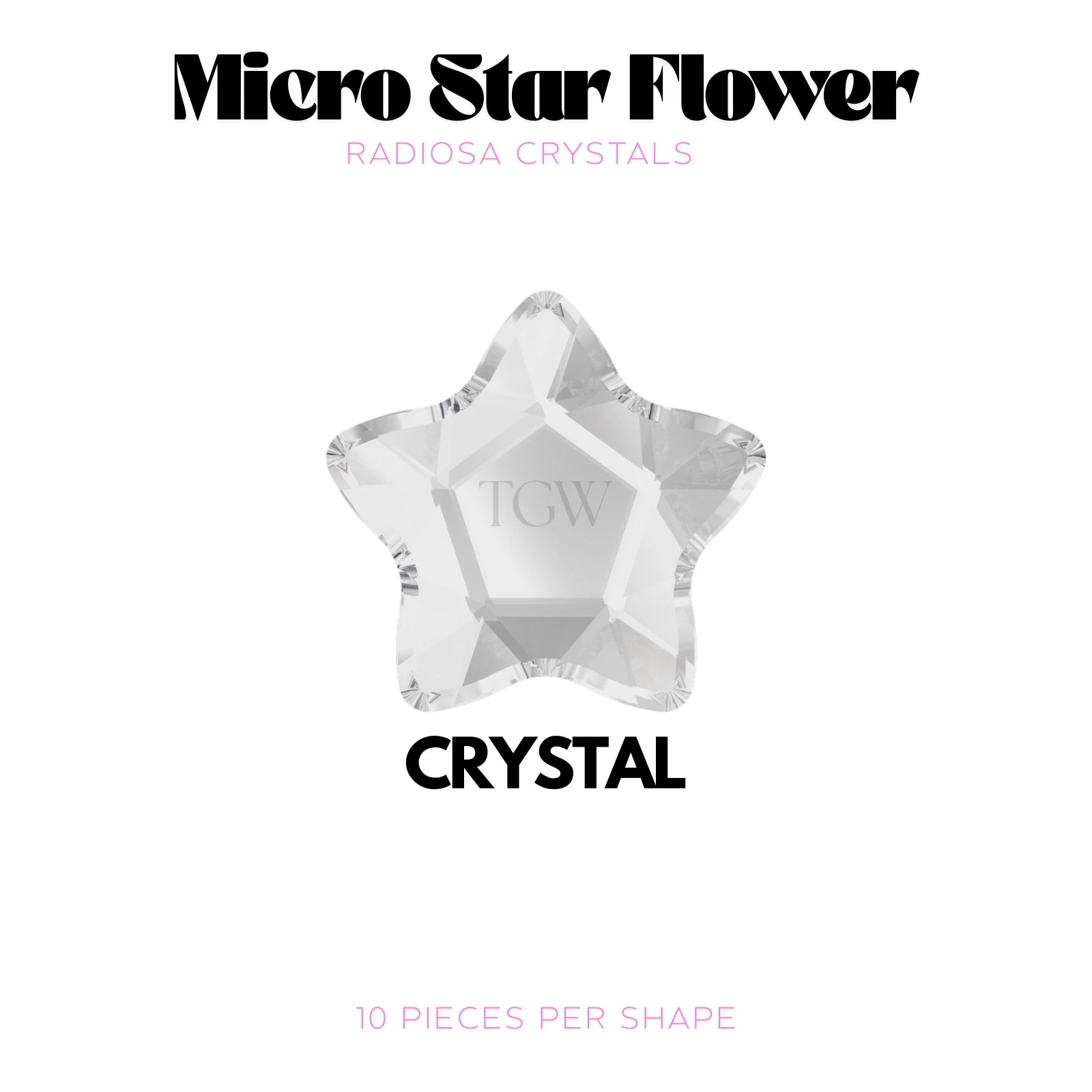 Radiosa Crystals - Micro Star Flower