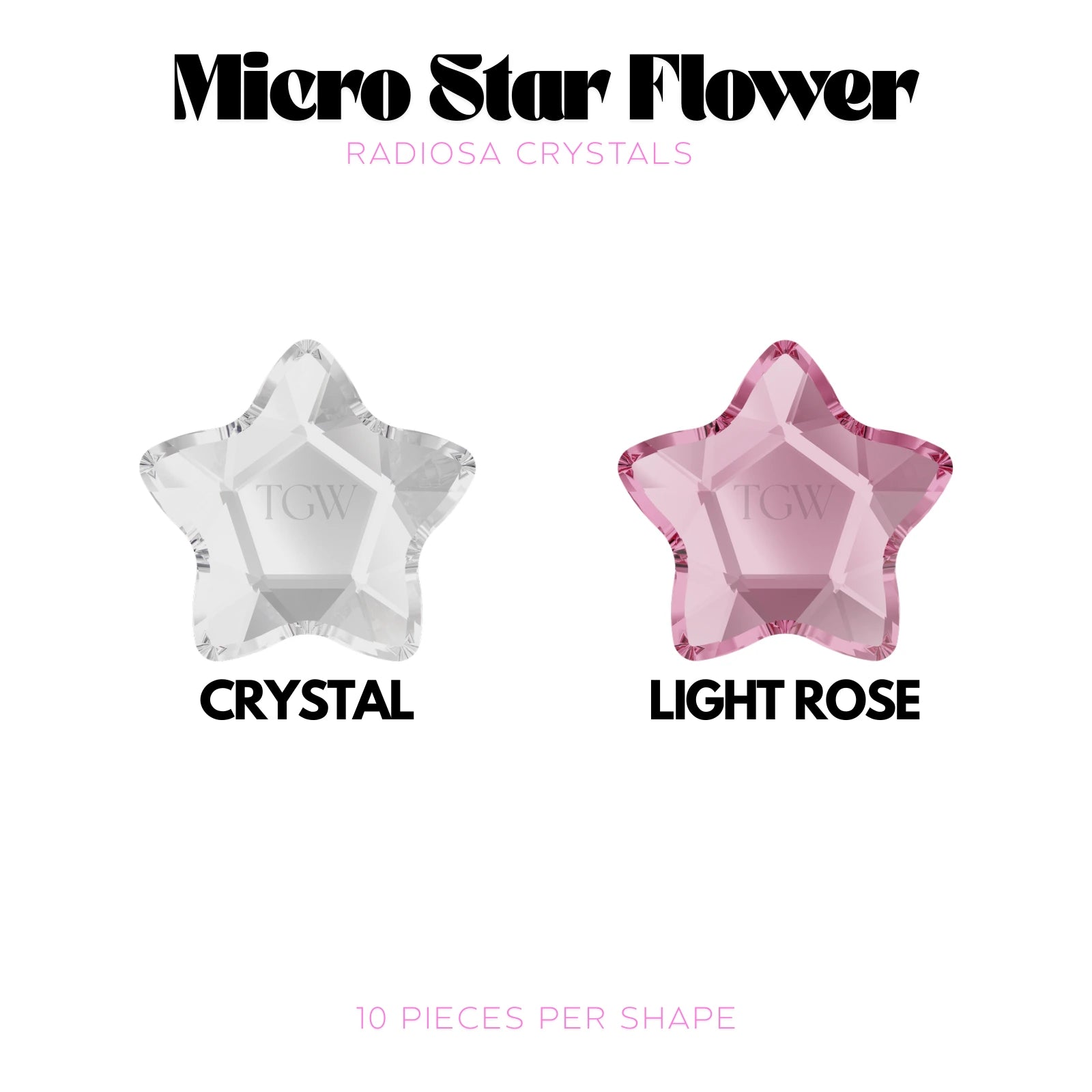 Radiosa Crystals - Micro Star Flower