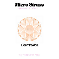 Radiosa Crystals micro tooth gem in Light Peach – Tooth Gems World