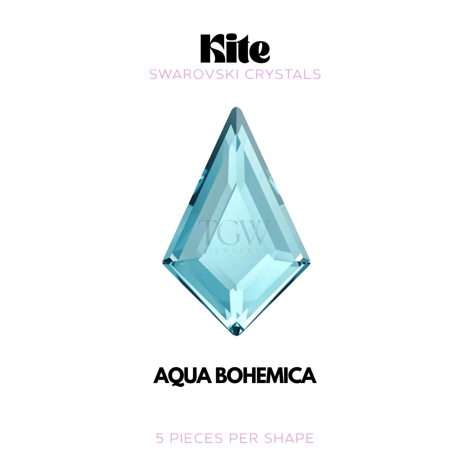 KITE - SWAROVSKI Tooth Gems World Aquamarine 