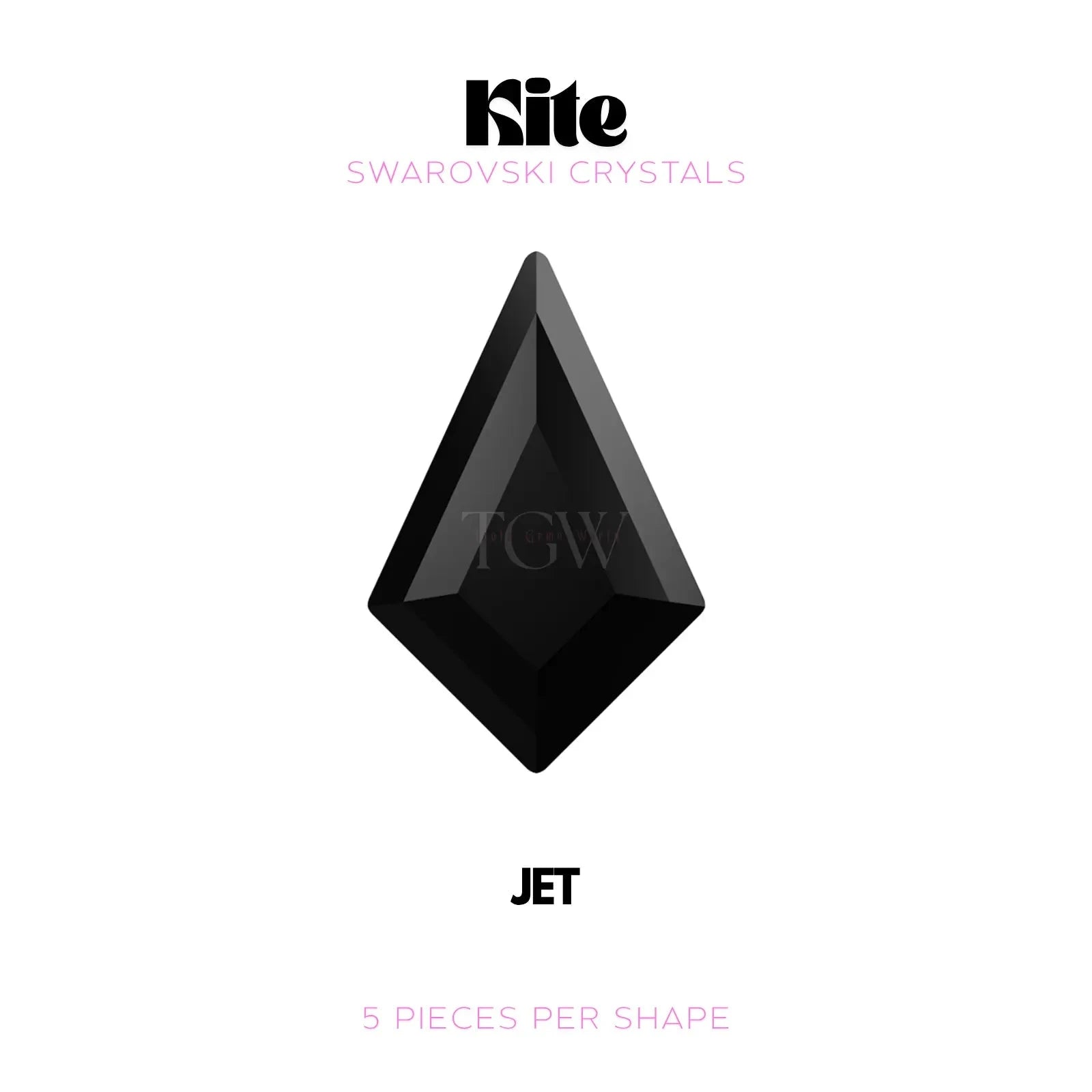 KITE - SWAROVSKI Tooth Gems World Jet 