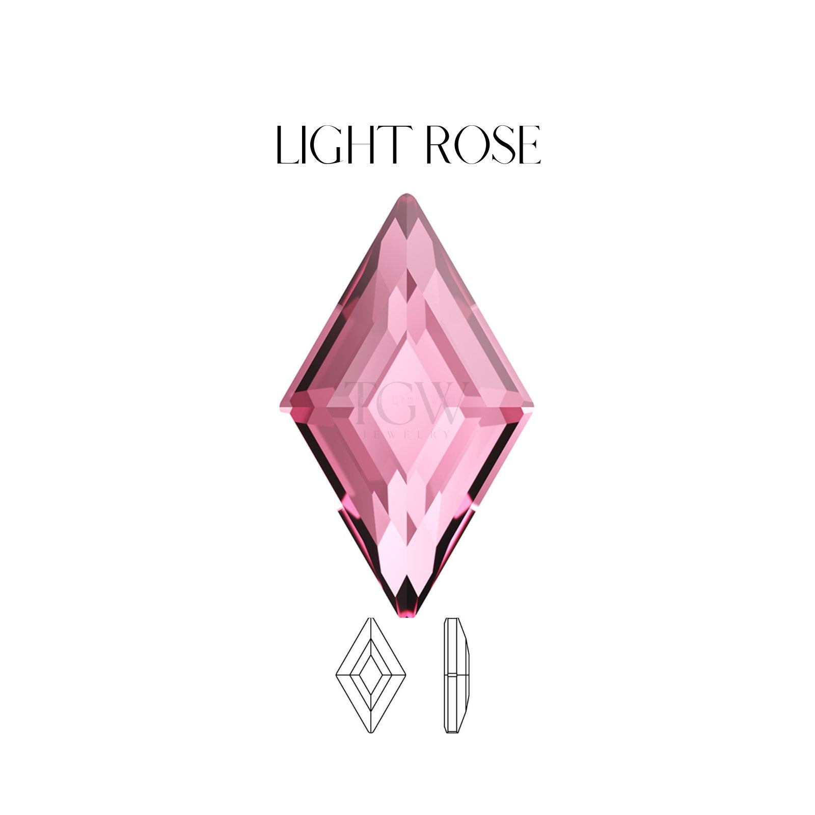 MINI LOSANGE - RADIOSA Tooth Gems World Light Rose 