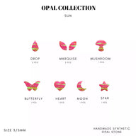 Sun-sävyisten opaalihammaskorujen kokoelma – Tooth Gems World