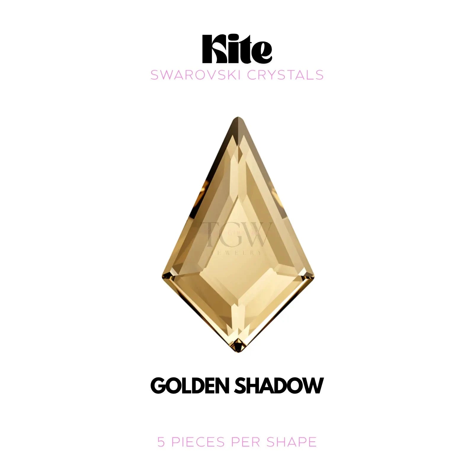 KITE - SWAROVSKI Tooth Gems World Golden Shadow 