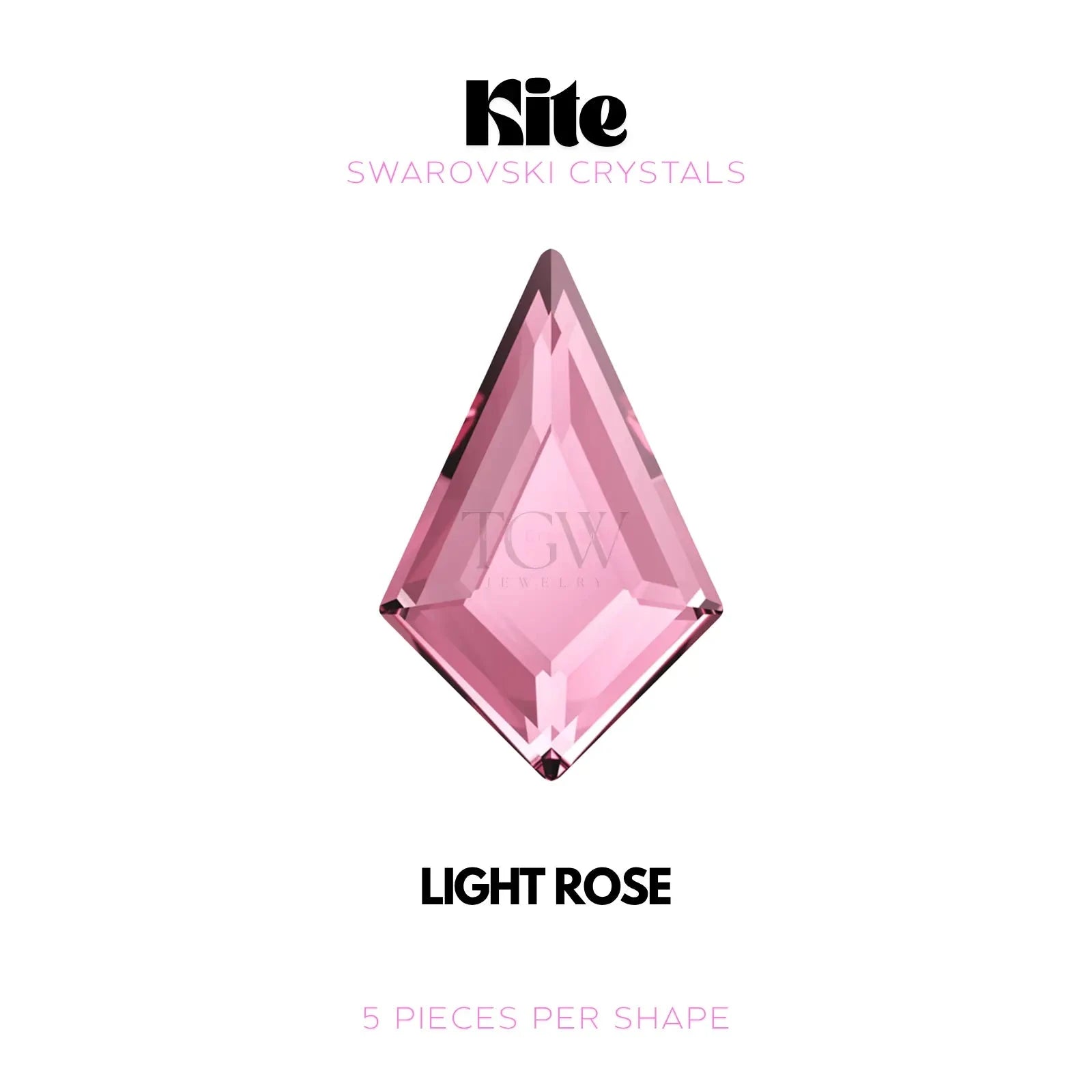 KITE - SWAROVSKI Tooth Gems World Light Rose 