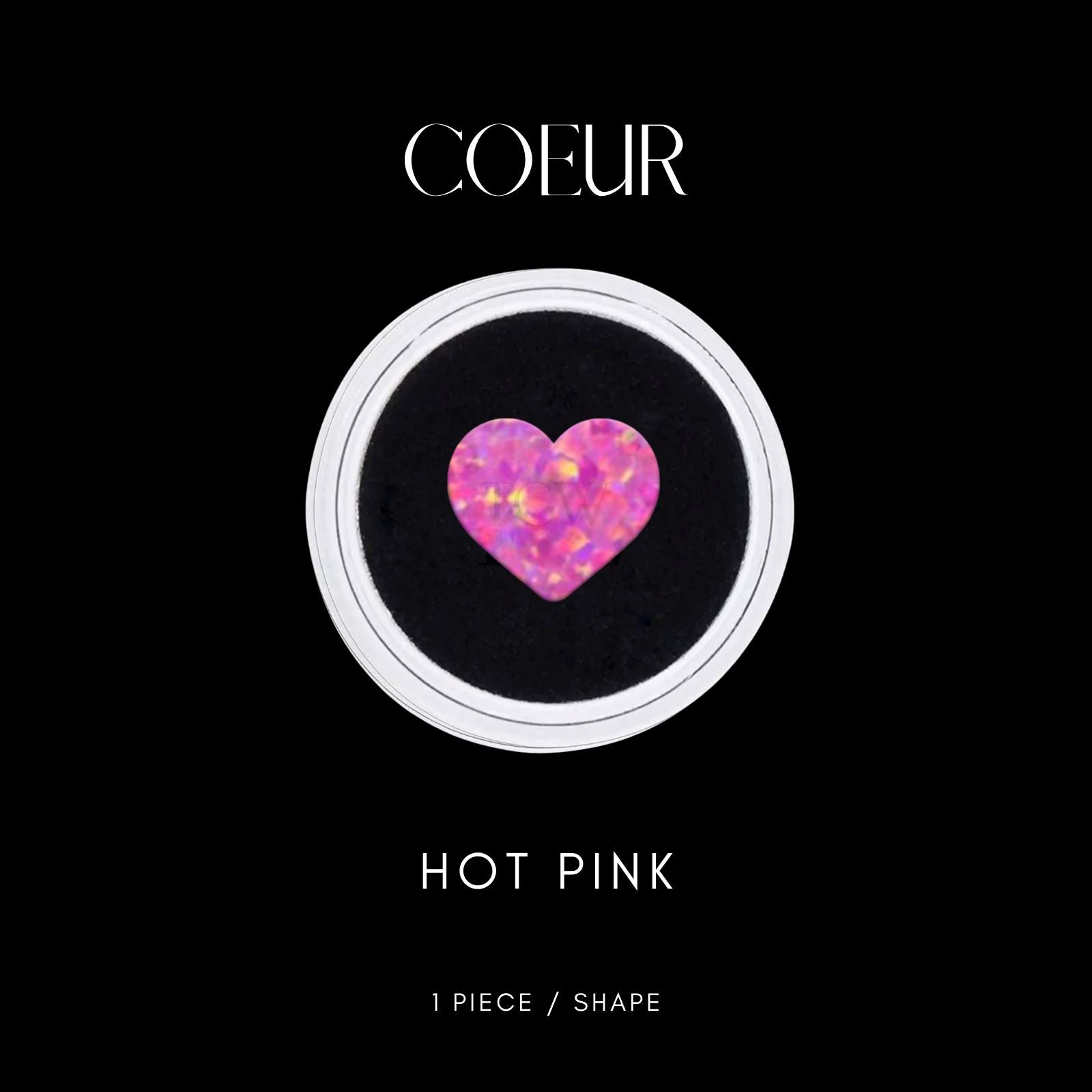 COEUR - OPALE BIJOU OPALE Tooth Gems World HOT PINK 