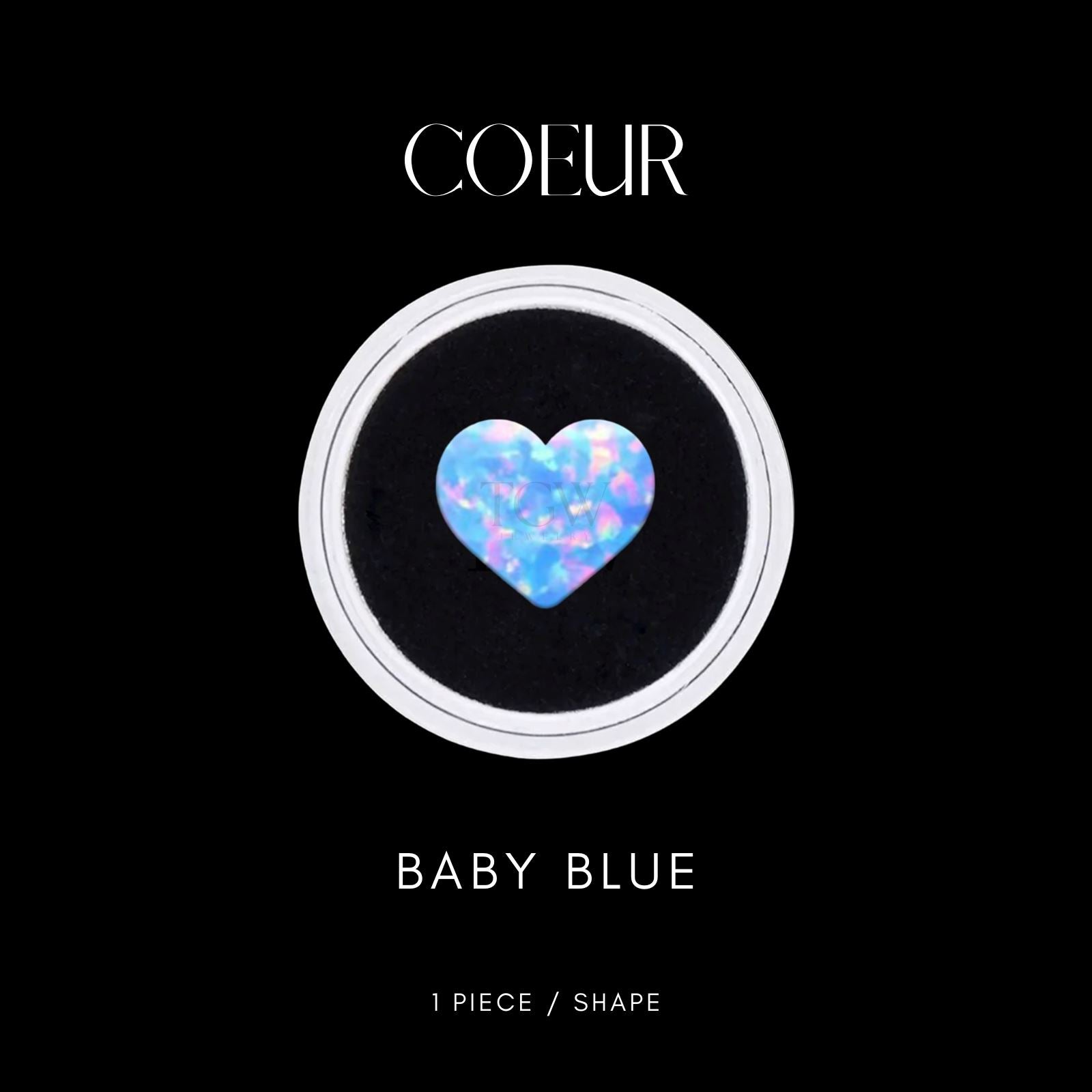 COEUR - OPALE BIJOU OPALE Tooth Gems World BABY BLUE 