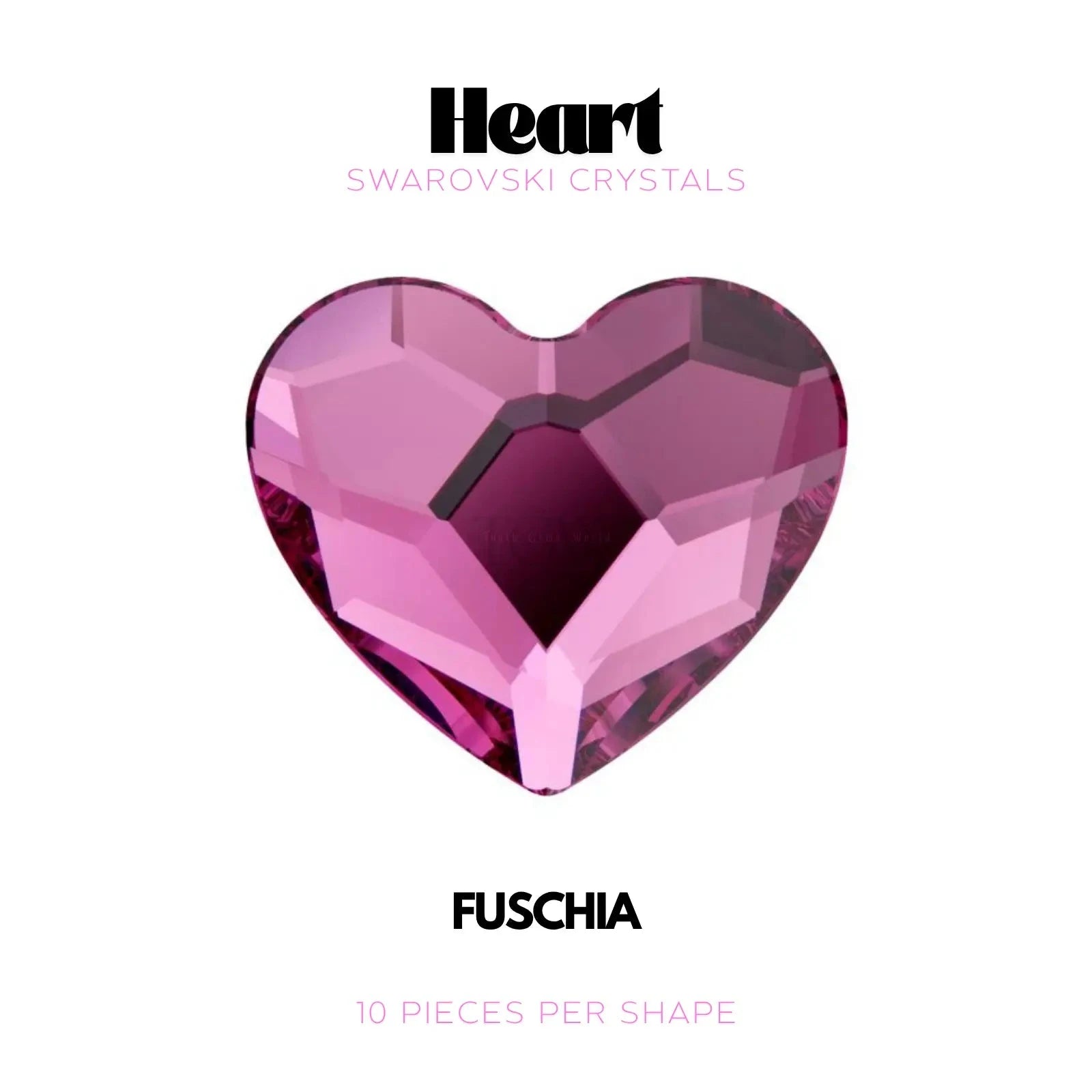 COEUR - SWAROVSKI Tooth Gems World Fuchsia 