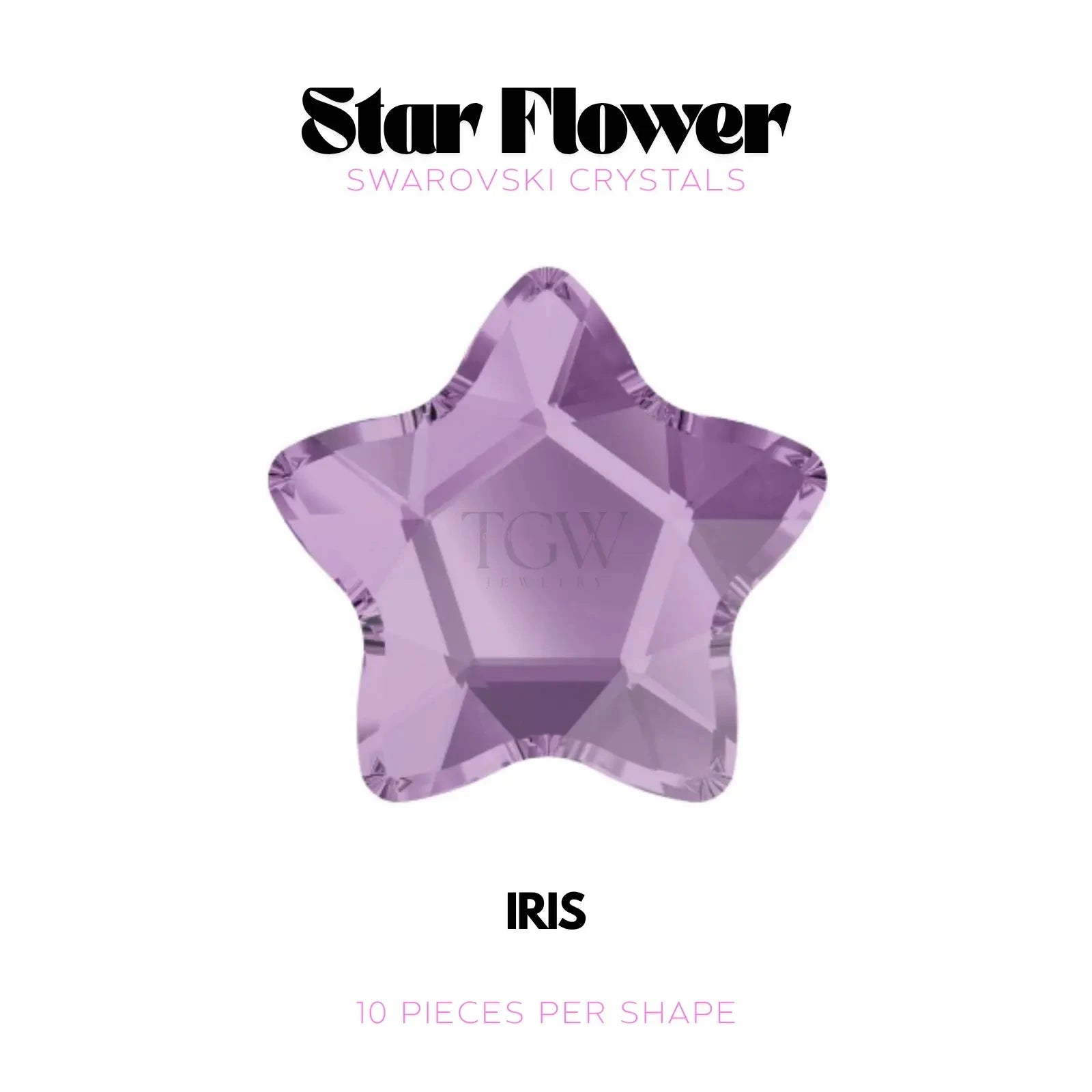 STAR FLOWER - SWAROVSKI Tooth Gems World Iris 