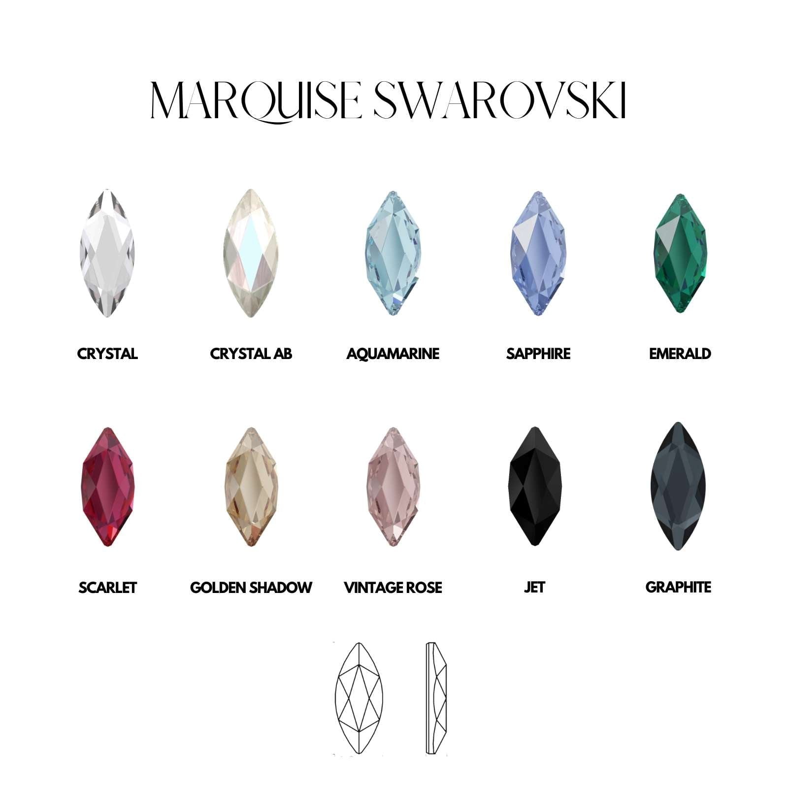 MARQUISE - SWAROVSKI - STRASS DENTAIRES - Tooth Gems World