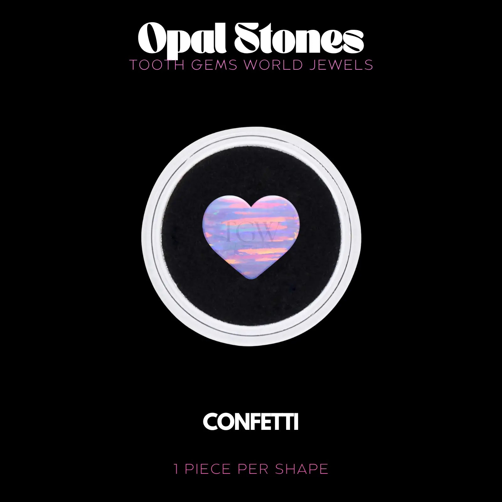 OPALES COEUR CONFETTI