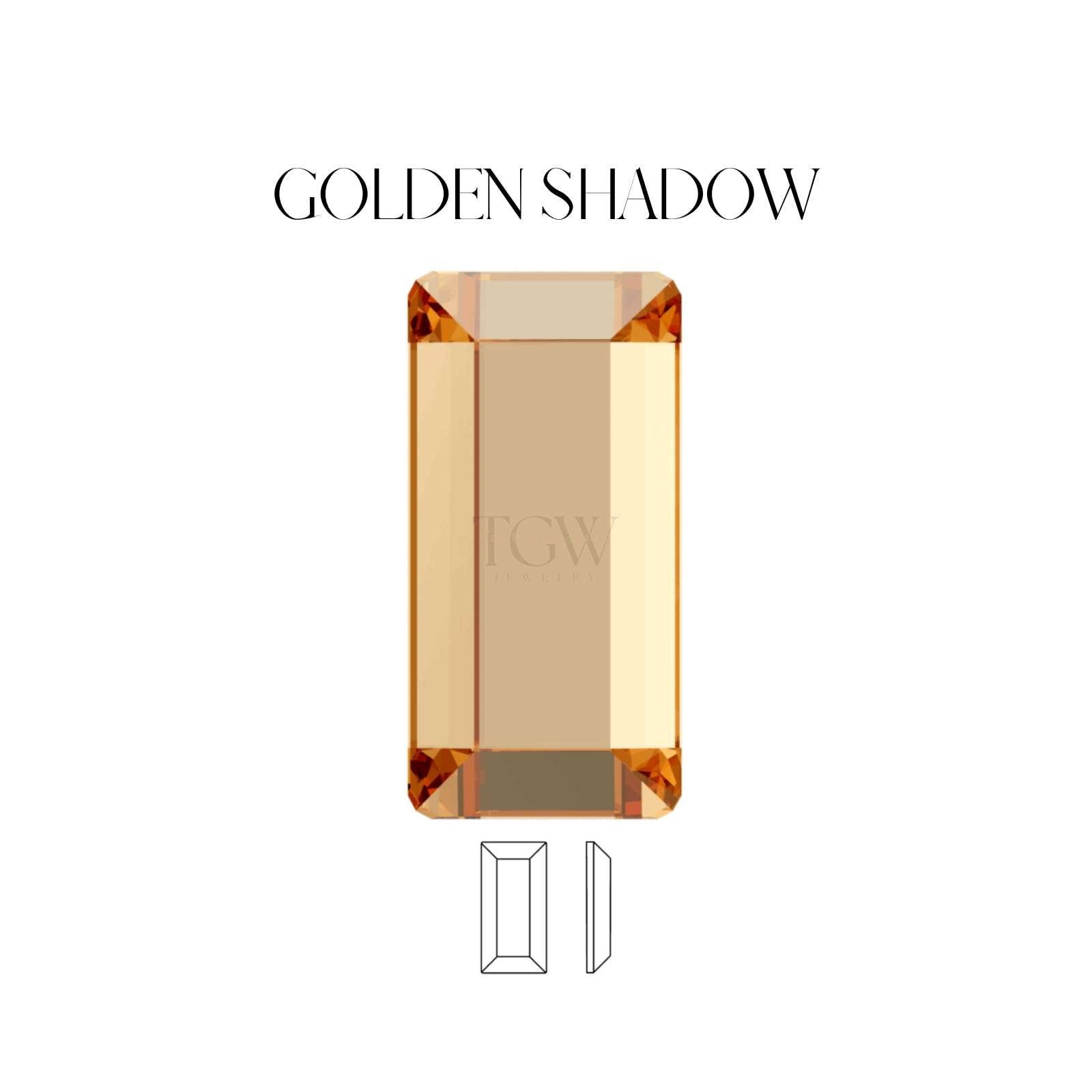 rectangle de couleur dorée golden shadow