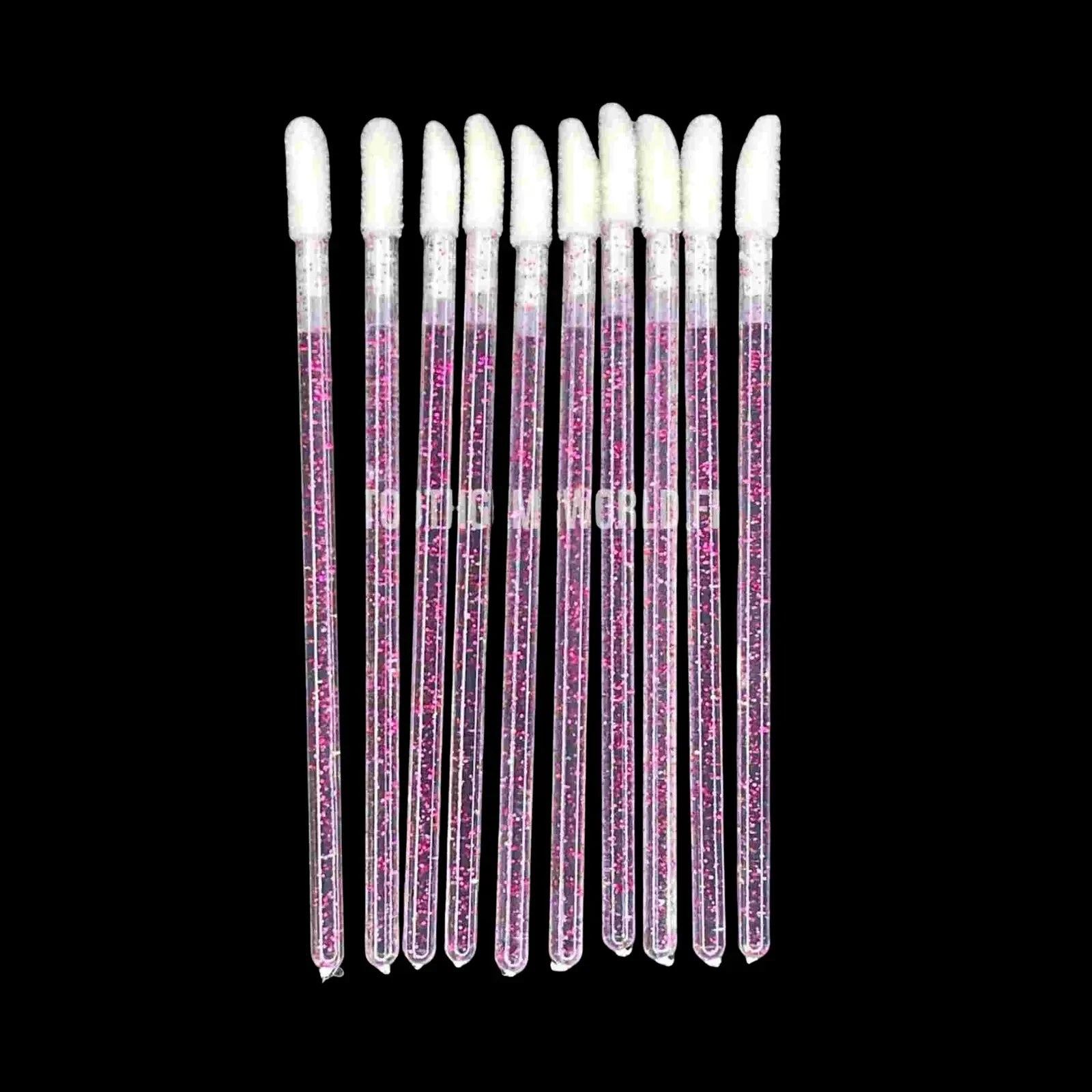 BROSSE À LEVRE À PAILLETTES ACCESSOIRES Tooth Gems World ROSE 