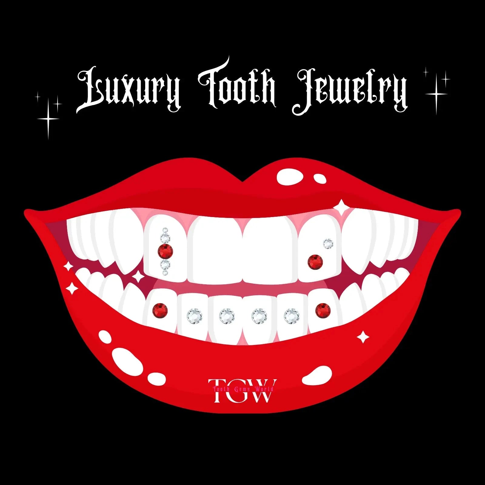 CARTE DE DESIGN TGW Tooth Gems World 