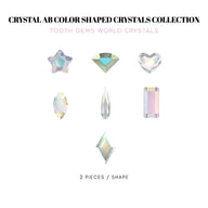 Collection formes Crystal AB de strass dentaires – Tooth Gems World