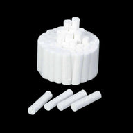 White saliva-absorbing dental cotton rolls – Tooth Gems World