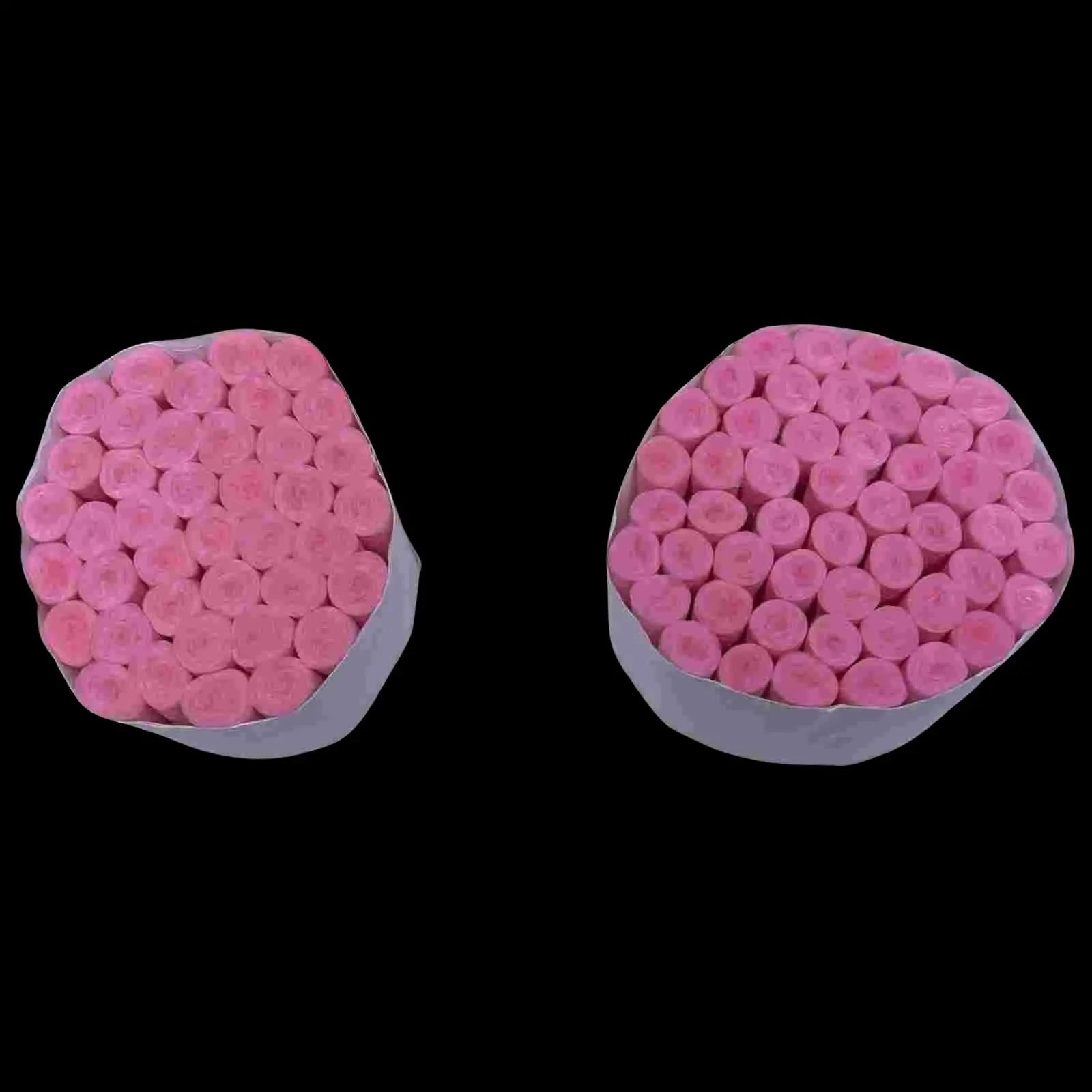 COTONS SALIVAIRES MATÉRIEL DENTAIRE Tooth Gems World Rose 