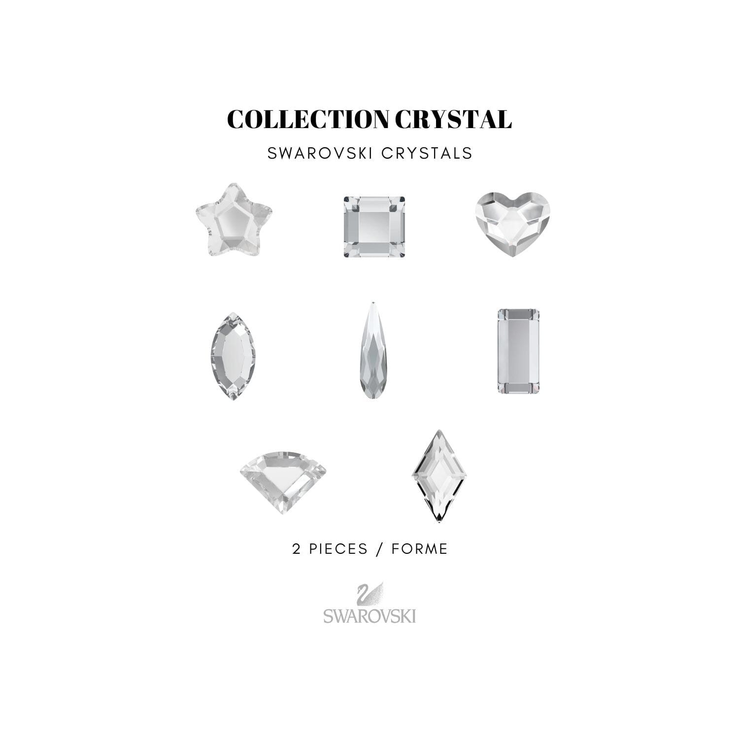 Bijoux et strass dentaires Swarovski en crystal