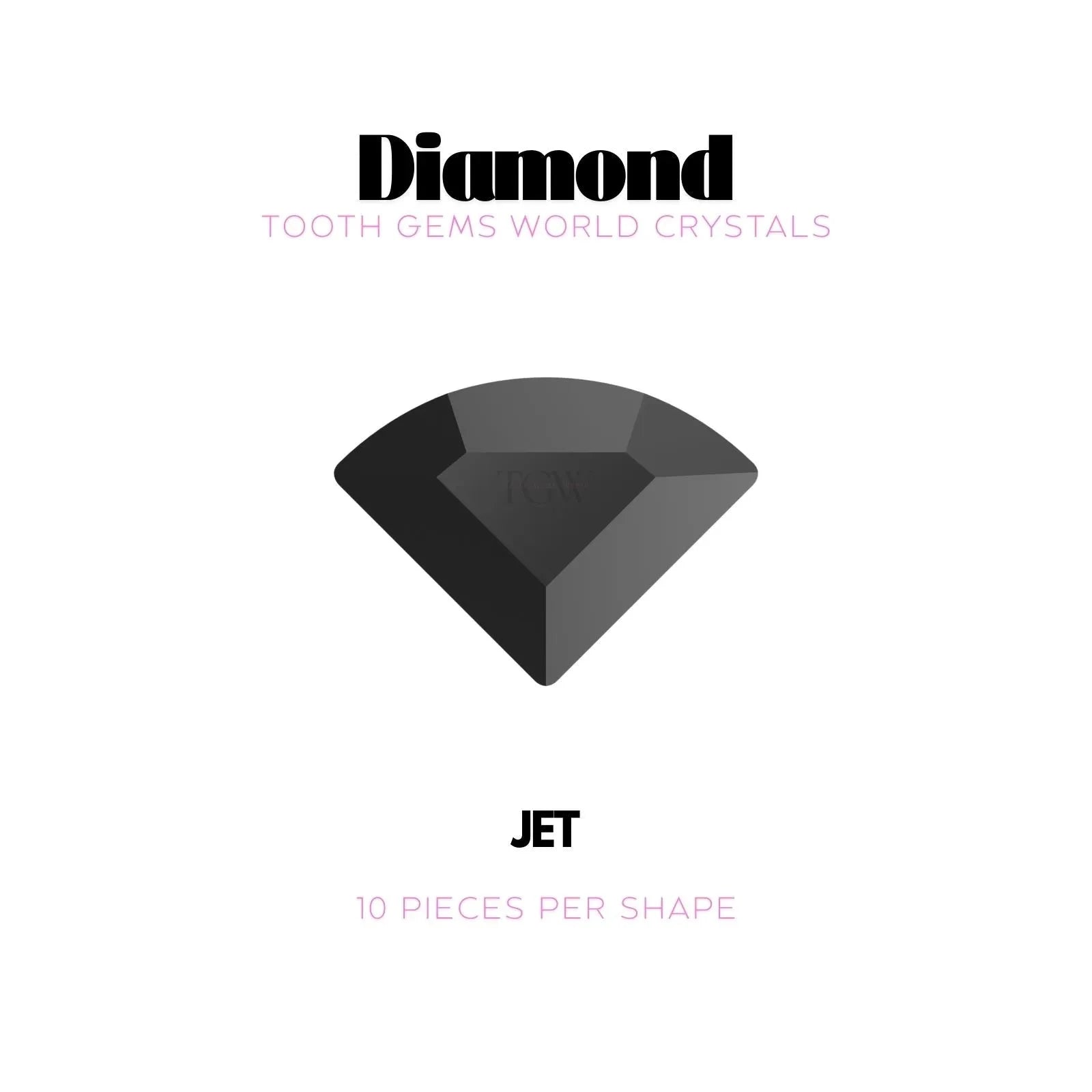 DIAMANT Strass dentaire Swarovski Tooth Gems World Jet 