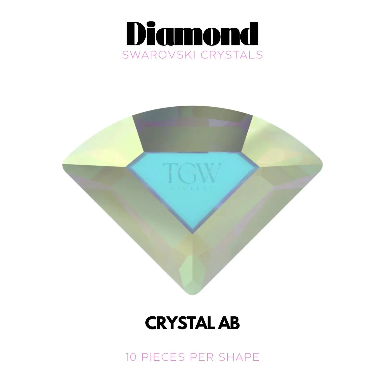 DIAMANT - SWAROVSKI Tooth Gems World Crystal AB 