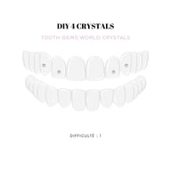 DIY-hammaskorupaketti, 4 hammaskorua – Tooth Gems World