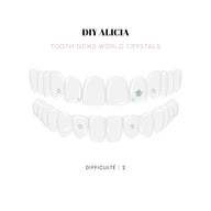DIY tooth gem kit Alicia – Tooth Gems World