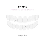 DIY-hammaskorusetti Alya – Tooth Gems World