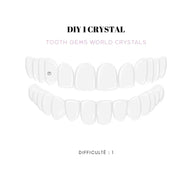 Kit DIY strass dentaire 1 strass – Tooth Gems World