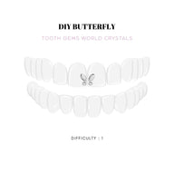 DIY-hammaskorupaketti, perhonen – Tooth Gems World