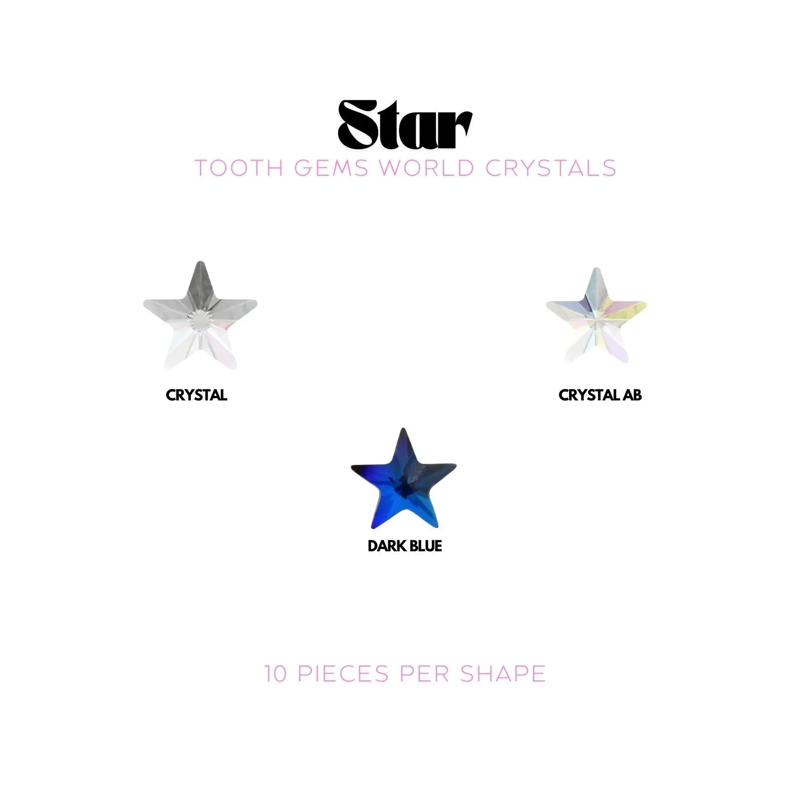 ETOILE Strass dentaire Tooth Gems World 