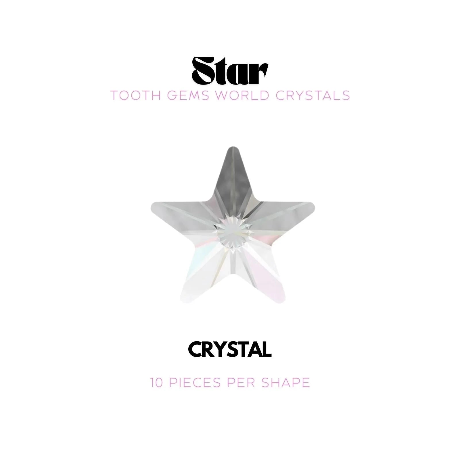 ETOILE Strass dentaire Tooth Gems World CRYSTAL 
