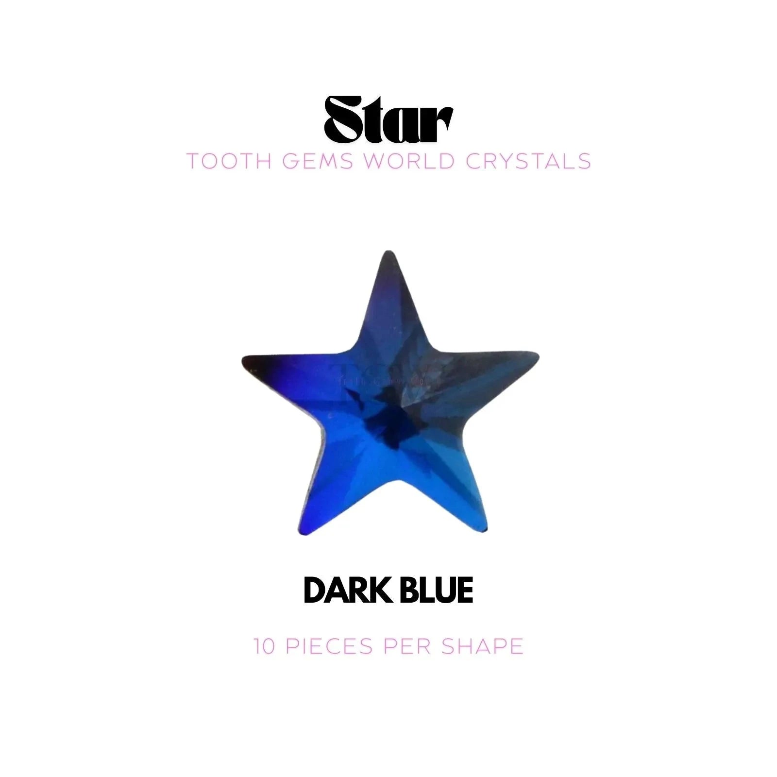 ETOILE Strass dentaire Tooth Gems World DARK BLUE 