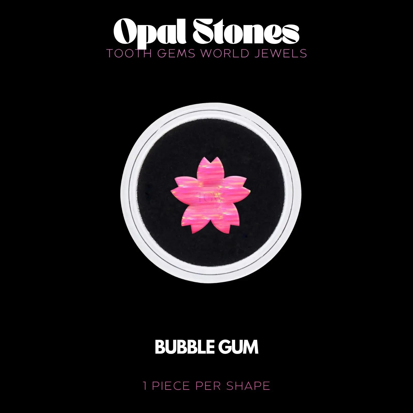 FLEUR SAKURA - OPALE Tooth Gems World BUBBLE GUM 
