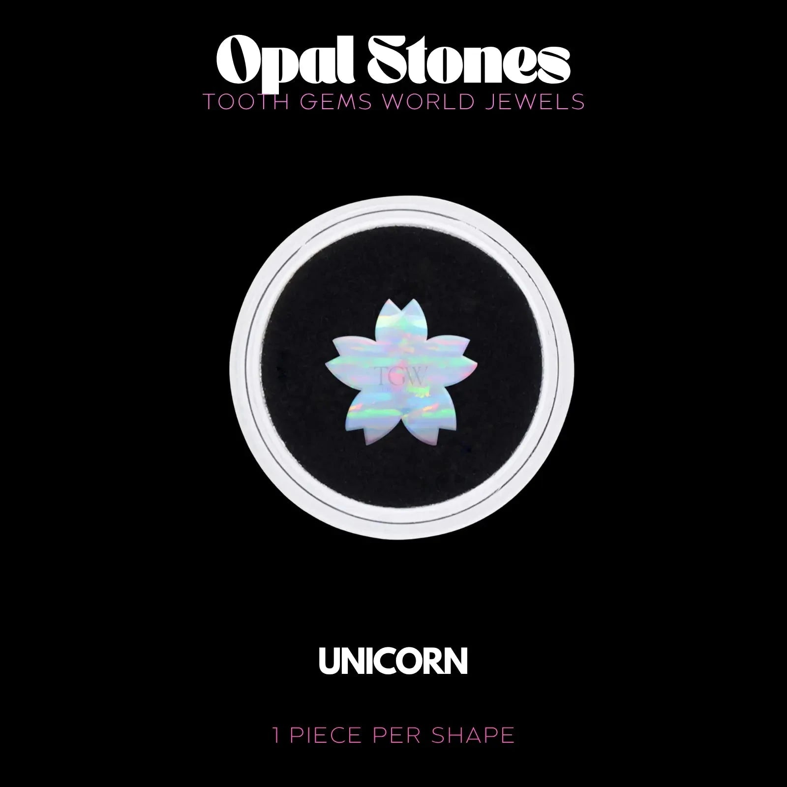 FLEUR SAKURA - OPALE Tooth Gems World UNICORN 