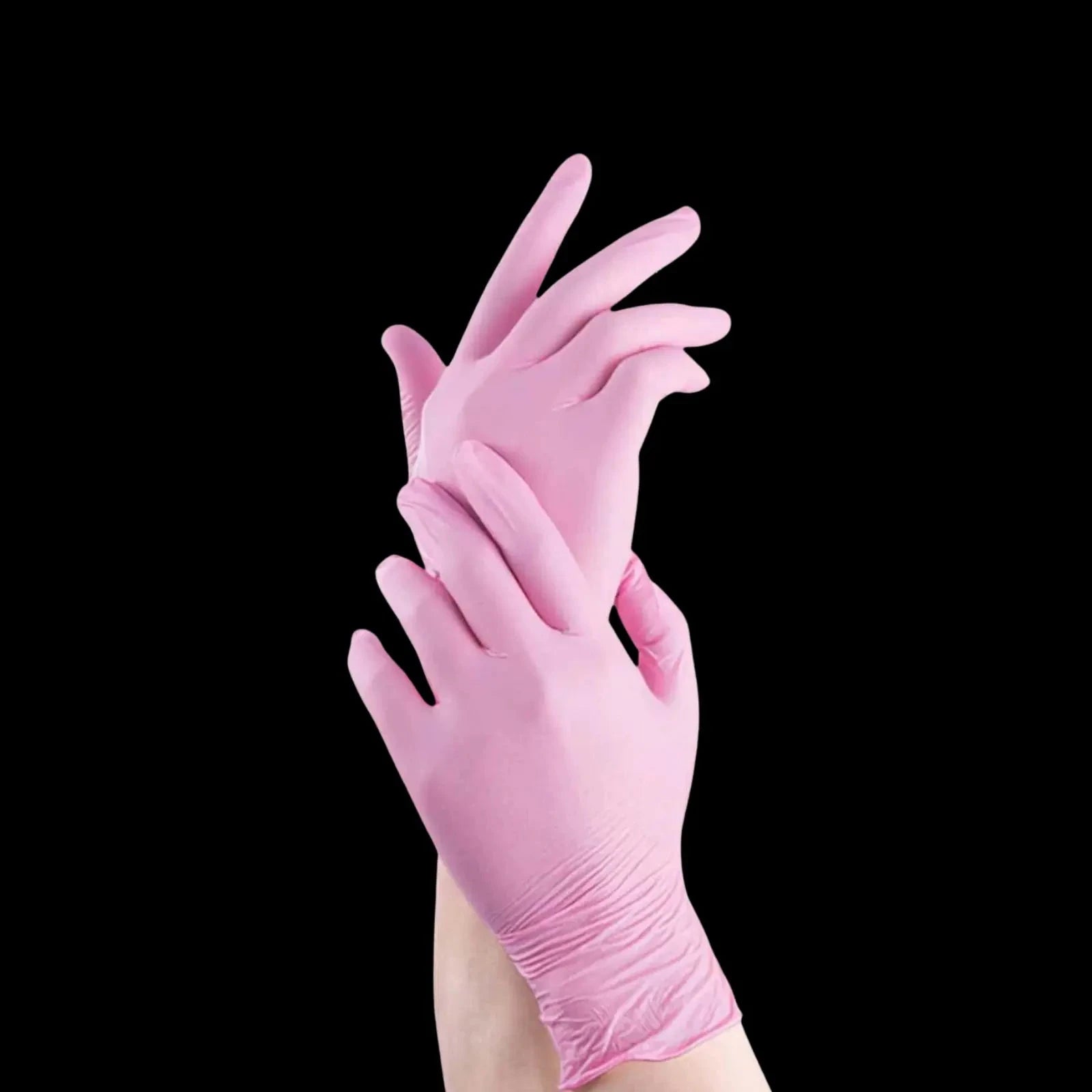 GANTS EN NITRILE Tooth Gems World ROSE 