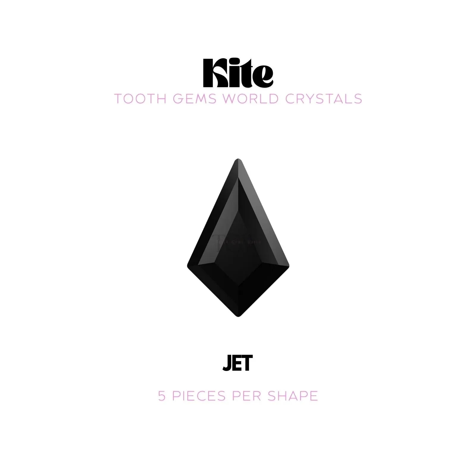 KITE Strass dentaire Swarovski Tooth Gems World Jet 