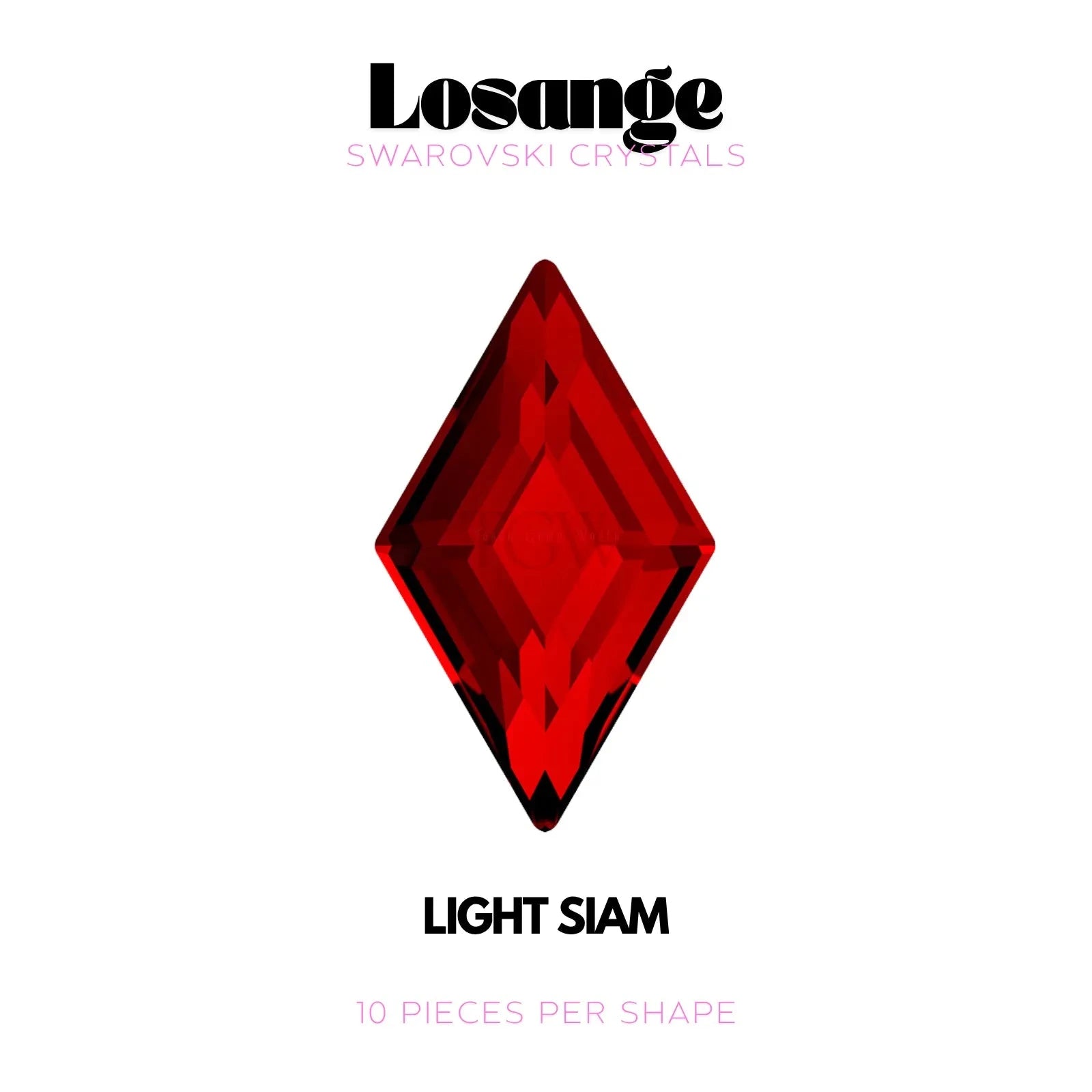 LOSANGE - SWAROVSKI Tooth Gems World Light Siam 