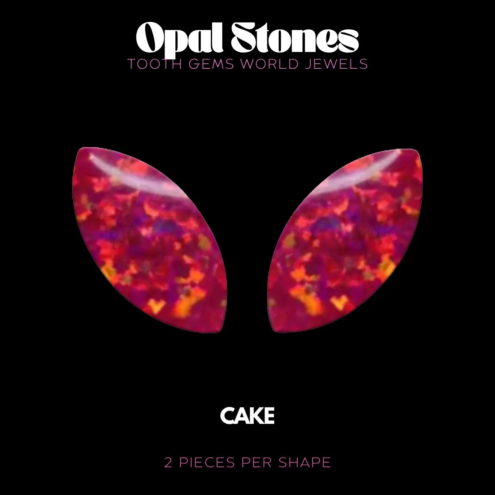 MARQUISE - OPALE BIJOU OPALE Tooth Gems World CAKE 