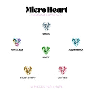 Radiosa Crystals micro heart tooth gem – Tooth Gems World