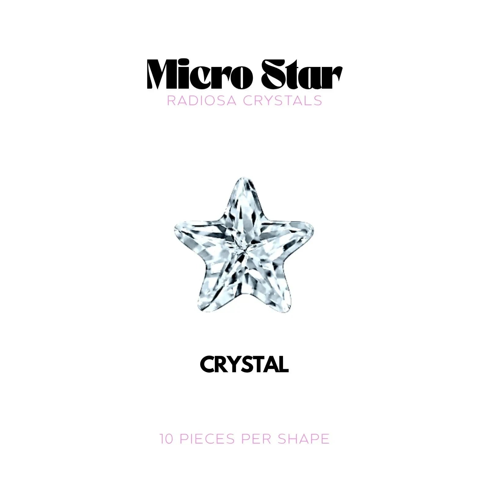 MICRO ÉTOILE - RADIOSA CRYSTALS Strass dentaire Tooth Gems World Crystal 