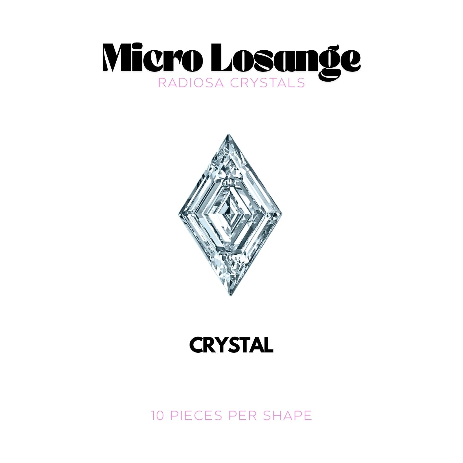 MICRO LOSANGE - RADIOSA CRYSTALS Tooth Gems World Crystal 