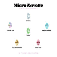 Radiosa Crystals micro navette – Tooth Gems World
